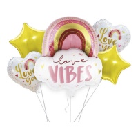 Love Vibes Bouquet arc-en-ciel - 5 pcs.