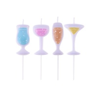 Bougies de cocktail - PME - 5 unités