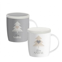 Tasse de 350 ml Bon Nadal nordic avec filtre à thé - 1 unité