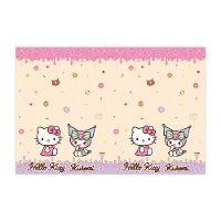 Nappe Hello Kitty et Kuromi 1,20 x 1,80 m