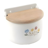 Salière Fleurs avec couvercle