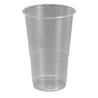Gobelets en plastique transparent de 250 ml - 100 unités