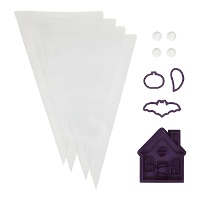 Kit de découpoirs de biscuits d'Halloween de La maison hantée - 12 unités