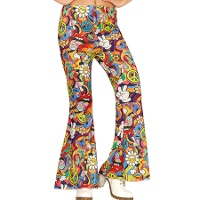 Pantalon hippie des années 60 pour femme