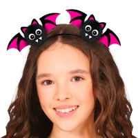 Bandeau avec pompons de chauve-souris