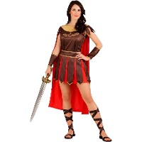 Déguisement de gladiatrice romaine pour femme