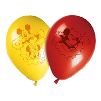 Ballons en latex de Mickey - Procos - 8 unités