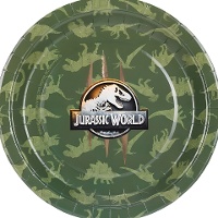 Assiettes Jurassic World 23 cm - lot de 6