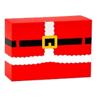 Boîte à friandises du Père Noël de 18 x 13,5 x 7,5 cm - Decora