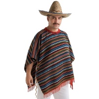 Poncho mexicain pour homme