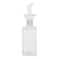 Burette d'huile transparente anti-goutte de 220 ml