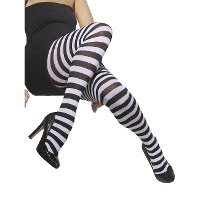 Collants à rayures pour adulte