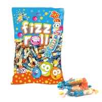 Sachet assorti de 1,2 kg de comprimés de bonbons Fizz Roll
