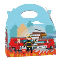 Carton pour camion de pompiers - 12 pièces