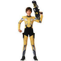 Costume de robot abeille jaune pour enfants
