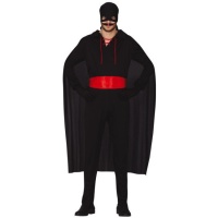 Costume de bandit noir pour hommes