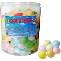 Gaufrettes colorées UFO Space UFO remplies de pica pica Ufo Space - 300 pcs.