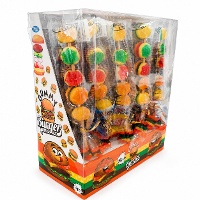 Brochettes gélifiées en forme de hamburger - 18 g - 20 unités