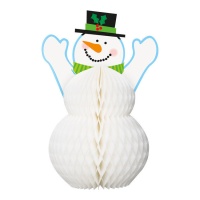 Figurine nid de bonhomme de neige 30,4 cm - 1 pc.