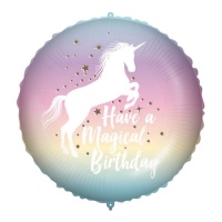 Ballon Licorne Have a Magical Birthday 46 cm - Procos