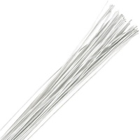 Fil de fer blanc pour fleurs de calibre 26 - Culpitt - 50 pcs.