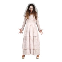 Costume de mariée fantôme triste pour femmes