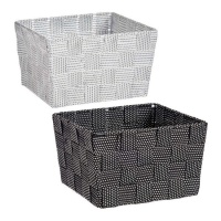 Panier conique droit en tissu 20 x 15 x 11 cm - 1 pc.