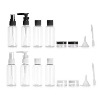 Kit de voyage 8 pièces - vaporisateurs, distributeur à pompe et contenants