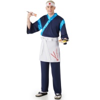 Costume de chef de sushi pour homme