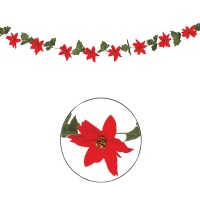 Couronne de poinsettia - 2,00 m