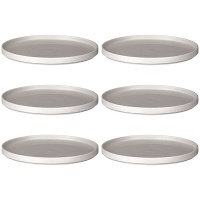 Assiette de 20 cm lisse et plate - 6 unités