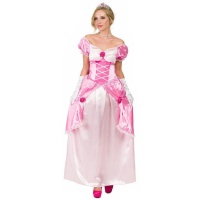 Costume de princesse rose pour femmes