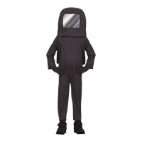 Costume d'astronaute noir pour enfants