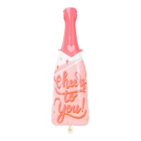 Ballon bouteille avec message 28 x 87 cm - PartyDeco
