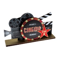 Centre de table Hollywood de 20 x 4 x 13 cm