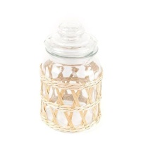 Pot transparent de 1000 ml avec grille - DCasa
