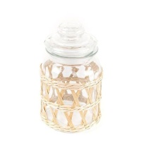 Pot transparent de 1000 ml avec grille - DCasa