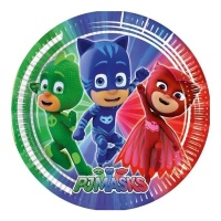 Assiettes Pj Masks 23 cm - 8 pcs.