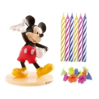 Ensemble de gâteaux Mickey Mouse avec bougies - Dekora