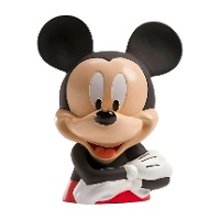 Tirelire de Mickey Mouse avec feuilles comestibles