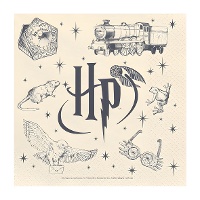 Serviettes en papier Harry Potter 16,5 cm - 20 unités