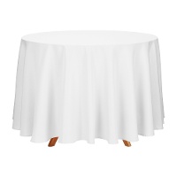 Nappe de 2,30 m en tissu blanc