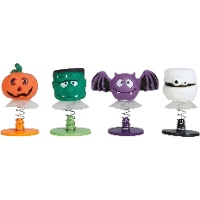 Figurines sauteurs d'Halloween - 4 unités