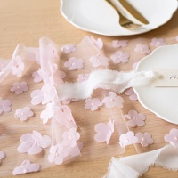 Chemin de table à fleurs de 26 cm - 5 m