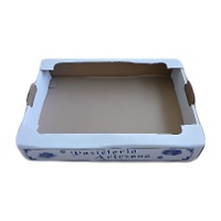 Boîte de 35,3 x 29,7 x 7,7 cm pour gâteau rectangulaire de livraison - 50 unités