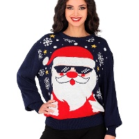 Pull de Noël du Père Noël pour femme
