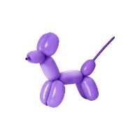 Ballons en latex modelables en couleurs vives - 50 unités
