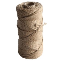 Cordon de jute naturel de 2,5 mm d'une longueur de 75 m