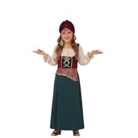 Costume de pythonisse Ginger pour filles