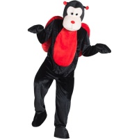 Costume de coccinelle avec capuche pour adultes